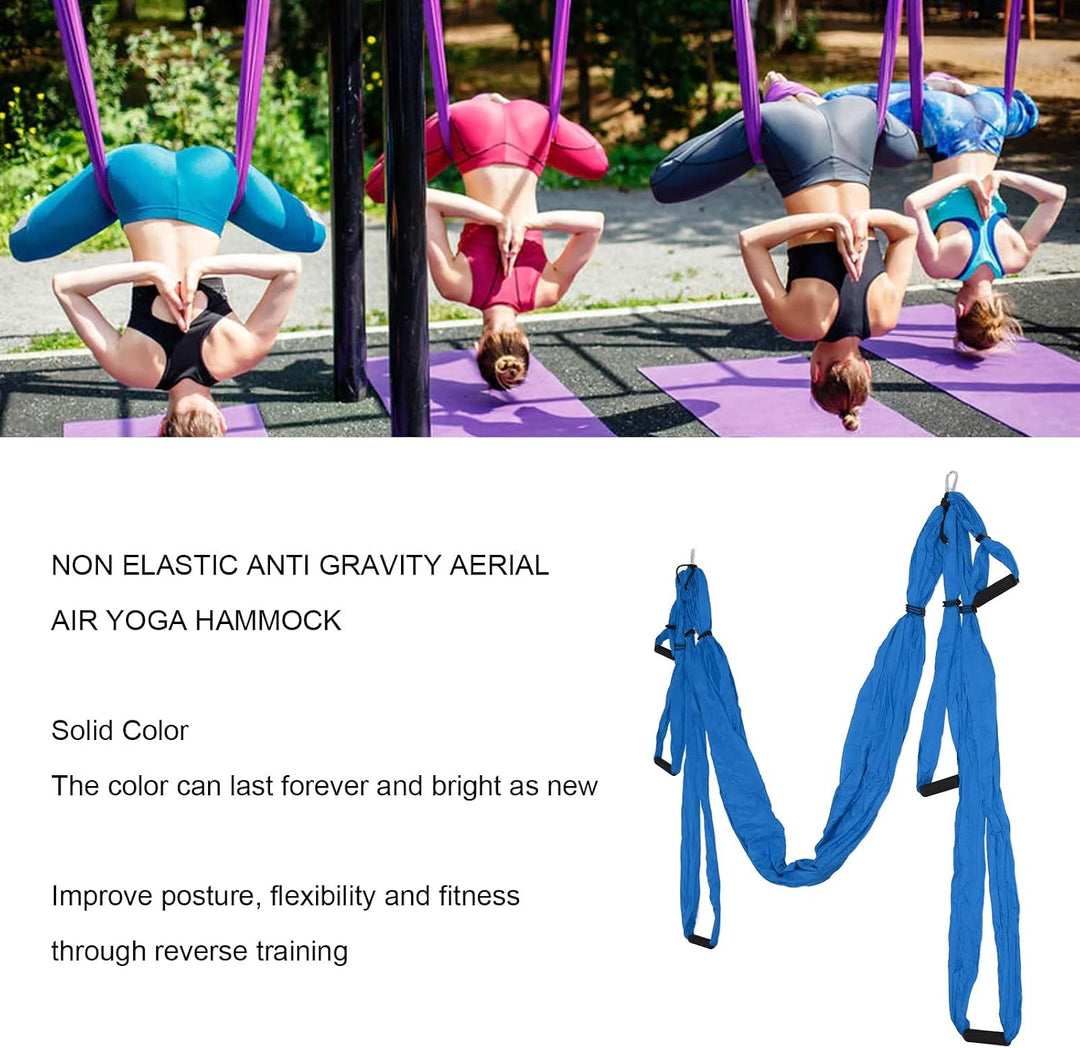 Yunir Aerial Yoga Schaukelset, Schaukelset für zu Hause Im Freien, Verstellbare Yoga-Hängematte aus
