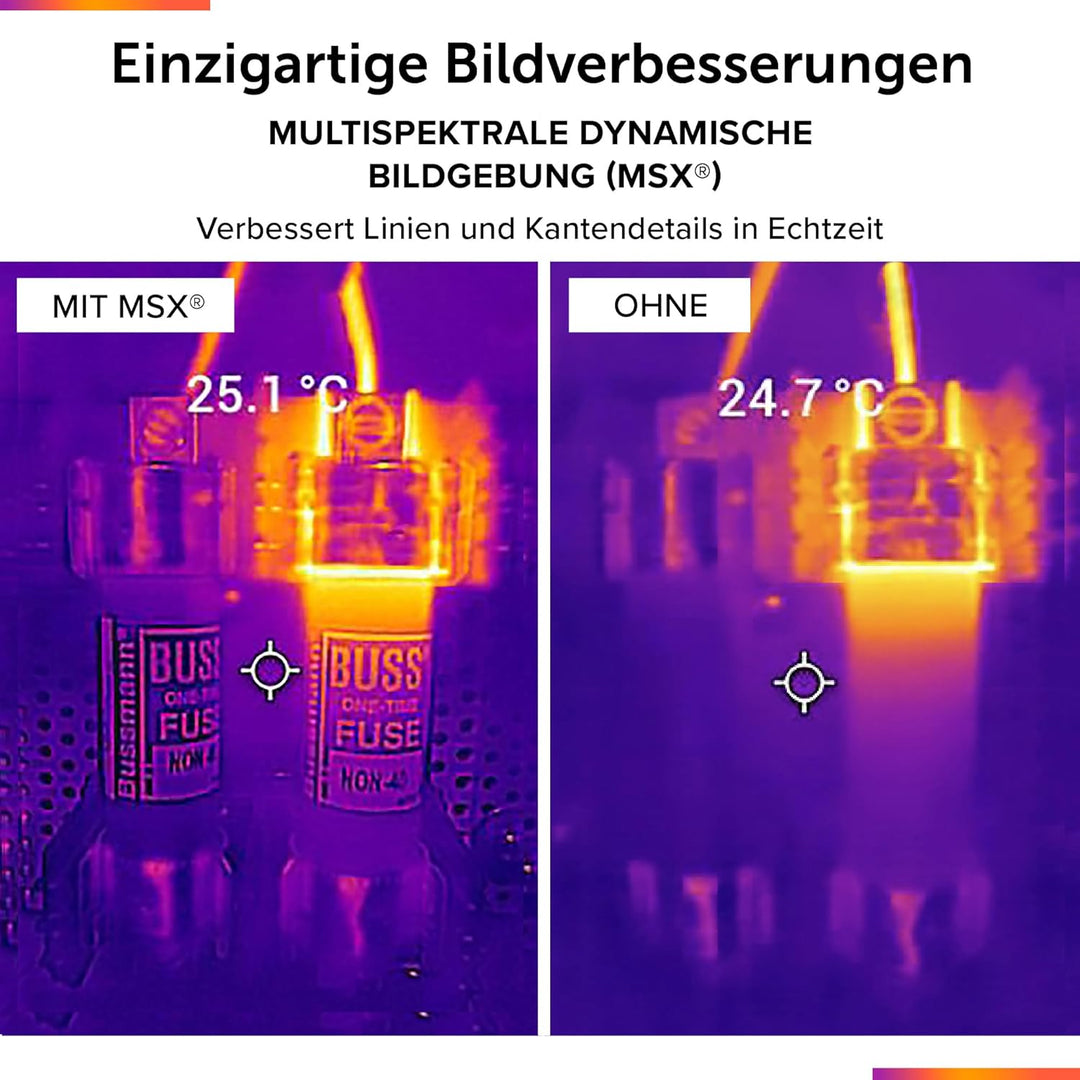 FLIR C5, Profi-Thermokamera, leistungsstark und kompakt mit WLAN, misst Temperaturen bis 400 °C (752