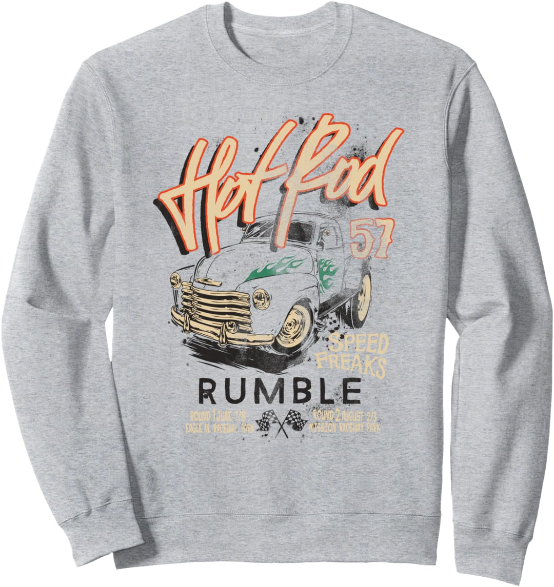 Hot Rod Classic Car Geboren 1957 Papa Opa Sweatshirt