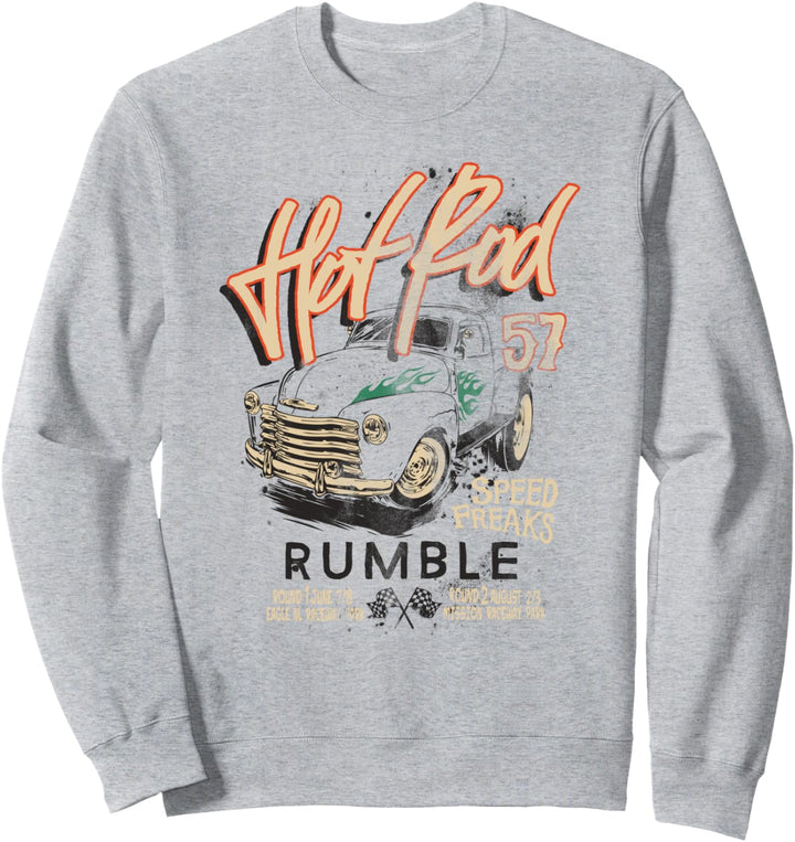 Hot Rod Classic Car Geboren 1957 Papa Opa Sweatshirt