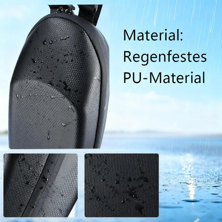 E-Scooter Tasche, Scooter Tasches | E-Scooter Fronttasche mit Hardcase PU, 3L, Schnellverschluss, fü