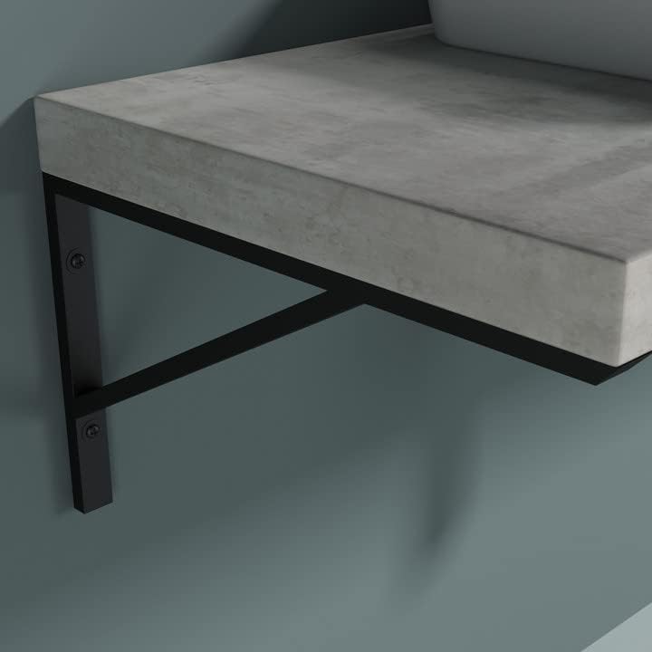 Sogood Wandkonsole WH02 aus Edelstahl Länge: 50cm Anzahl: 2 Stück Träger Regalträger Waschtischkonso