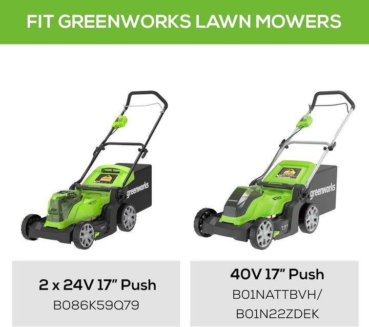 Greenworks 2992402VT Rasenmähermesser, schwarz