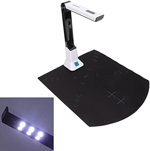 Goshyda USB-Dokumentenscanner, A4-Dokumentenkamera-Scanner mit Automatischer Fokussierung, 8 MP HD-B