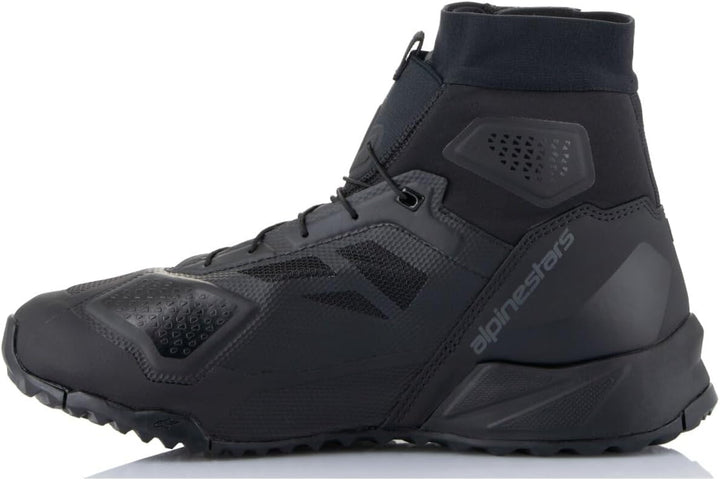 Alpinestars BOOTS CR-1 BLACK/DARK GRAY 9 Schwarz 42 EU, Schwarz 42 EU
