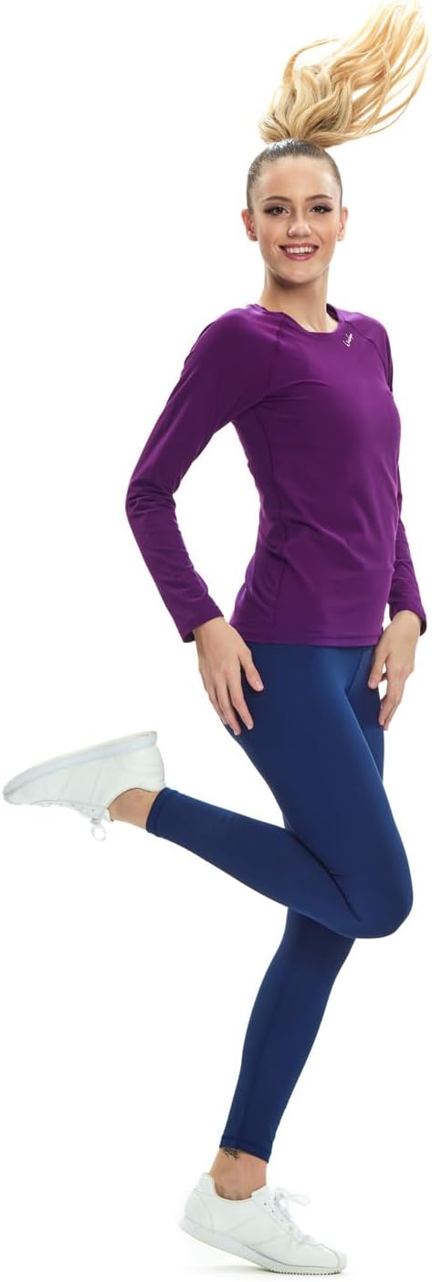 WINSHAPE Damen Damen Light and Soft Long Sleeve Top Aet118ls Yoga-Shirt (1er Pack) M Lila, M Lila