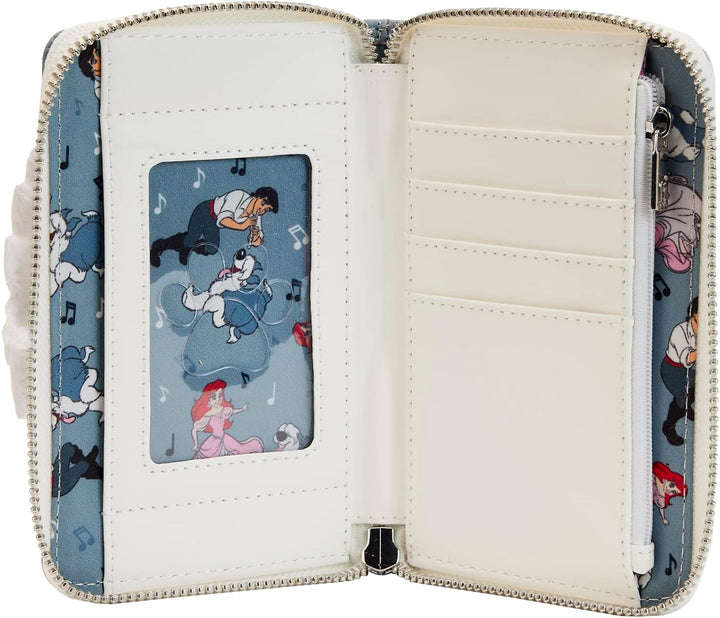 Loungefly Disney Purse Little Mermaid Max Cosplay Nue offiziell Grau Zip Around One Size Standard, S
