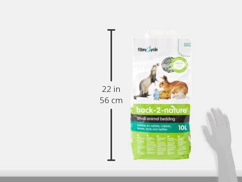 Back 2 Nature Einstreu & Streu (10l) – Hochabsorbierend, aus 99% Recyclingpapier, weich & sicher für