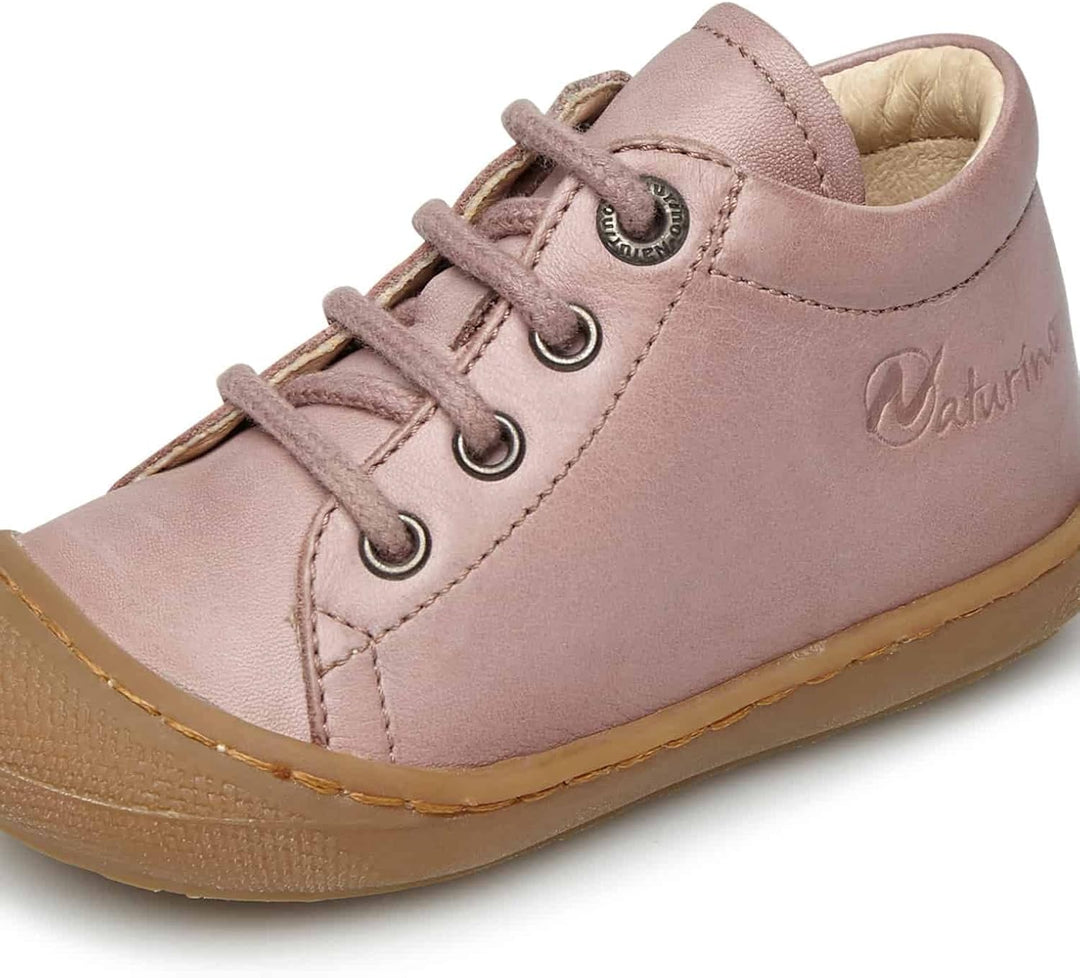 Naturino Cocoon-Lauflernschuhe aus Nappaleder, Rosa 18