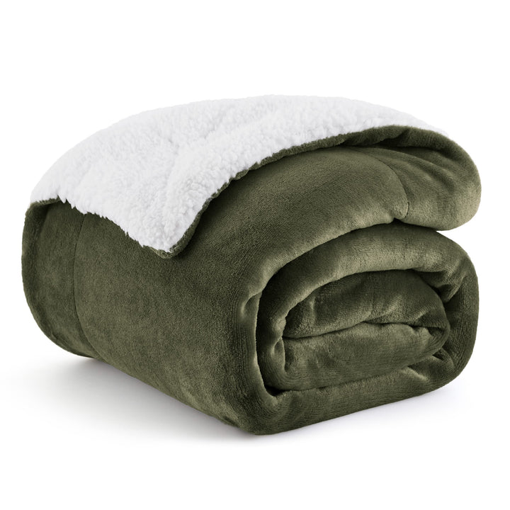 BEDSURE Kuscheldecke - Warm Sherpa Wolldecke & Sofadecke, Flauschig Sofaüberwurf Decke, Dicke Couchd