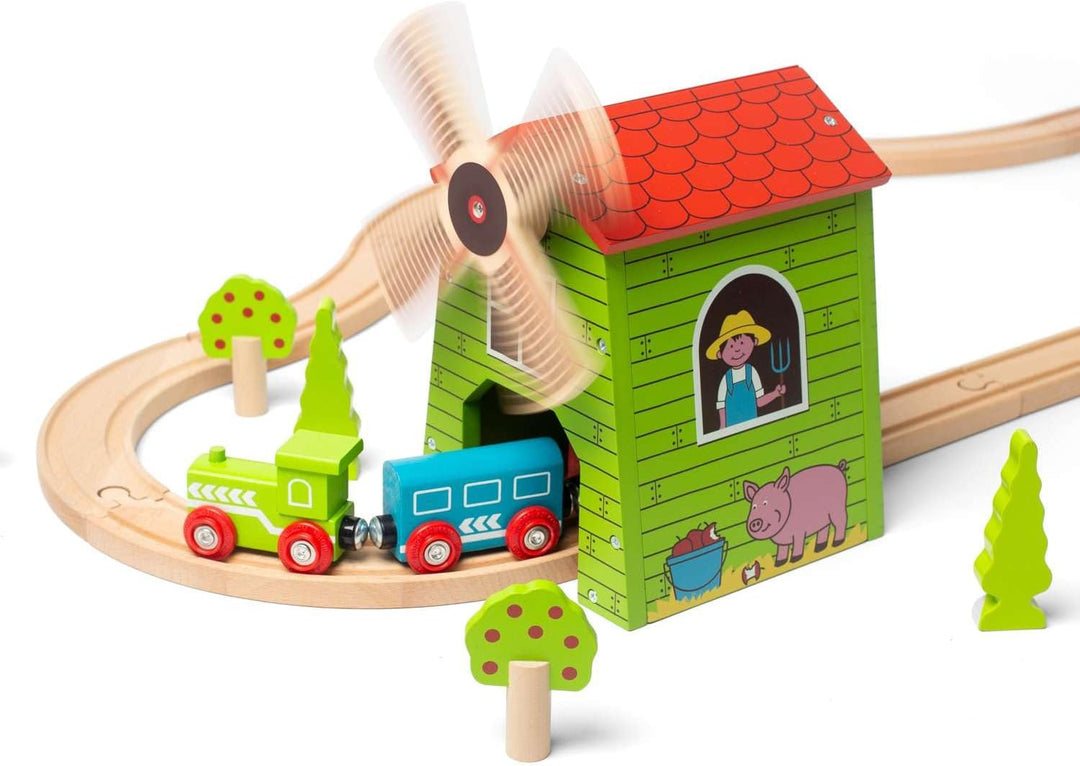 Bigjigs Rail Ländliche Windmühle