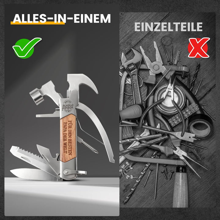 Geschenke für Männer, 12 in 1 Multitool Gadgets für Papa Geschenk, Adventskalender Füllung Männer, G