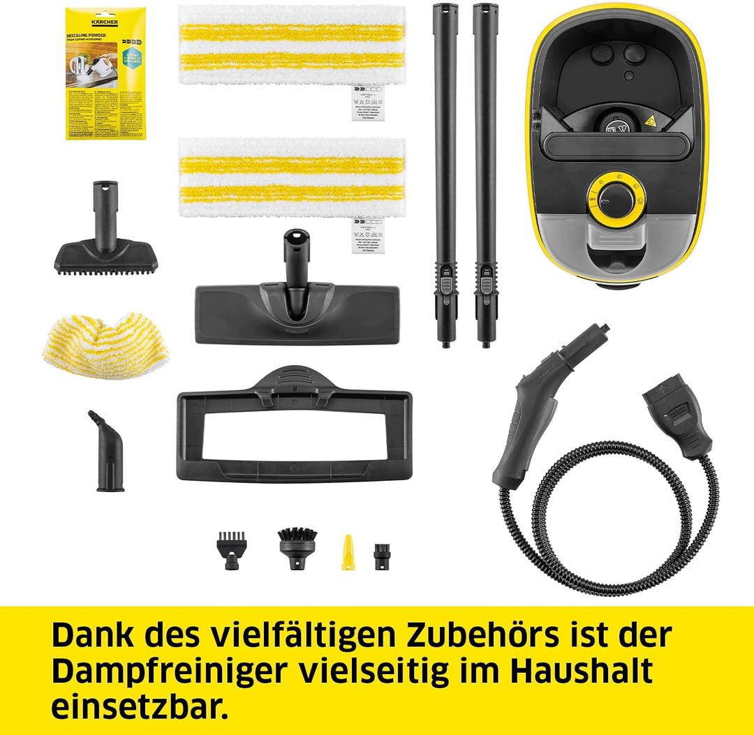 Kärcher Dampfreiniger SC 5 Deluxe Signature Line, 4 Bar, ca 130 m² Flächenleistung, 2250 W Heizleist