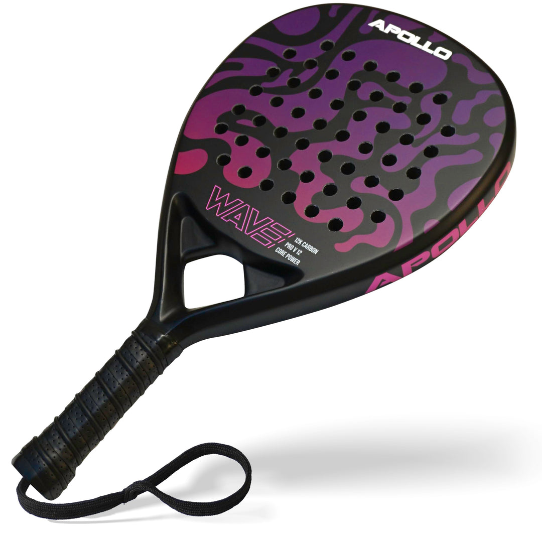 Apollo Padel Schläger - Padelschläger für Anfänger und Fortgeschrittene, Carbon-Schläger für Damen u