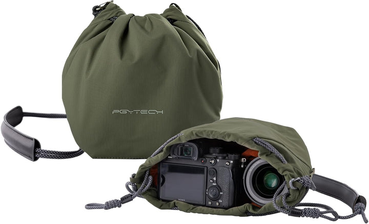 PGYTECH OneGo Kameratasche Beutel mit Kordelzug, Strassenfotografie Stylische Weiche Handetasche Sch