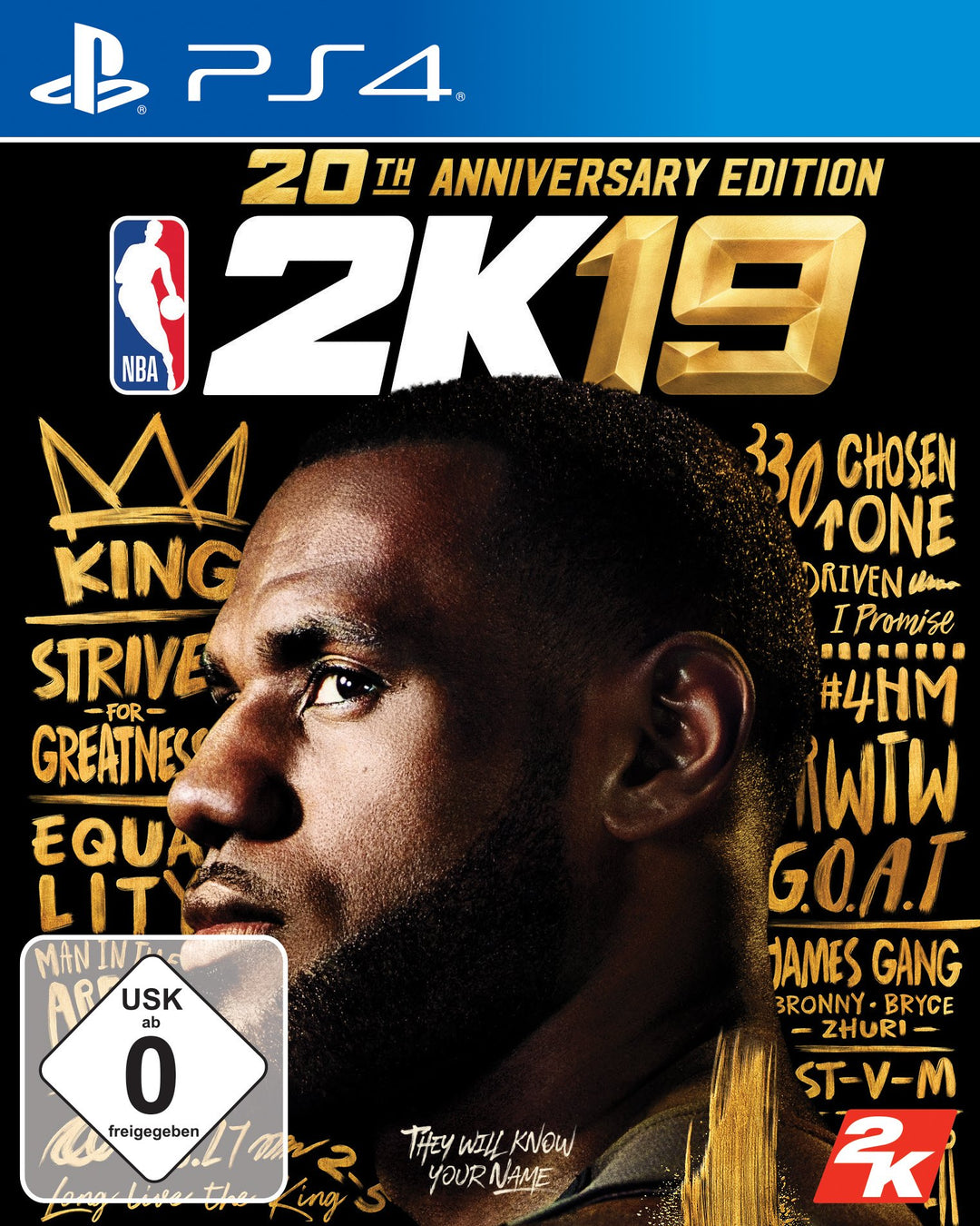 NBA 2K19 - 20th Anniversary Edition PlayStation 4 Anniversary Edition Disk, PlayStation 4 Anniversar