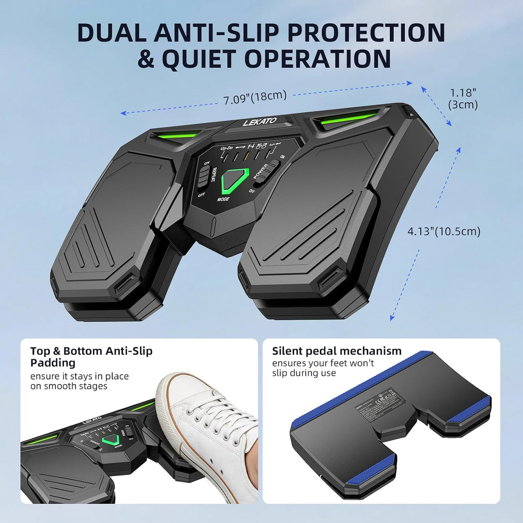 LEKATO Bluetooth Seitenumblätterpedal, wiederaufladbarer kabelloser Seitenumblätter mit 40 Stunden S