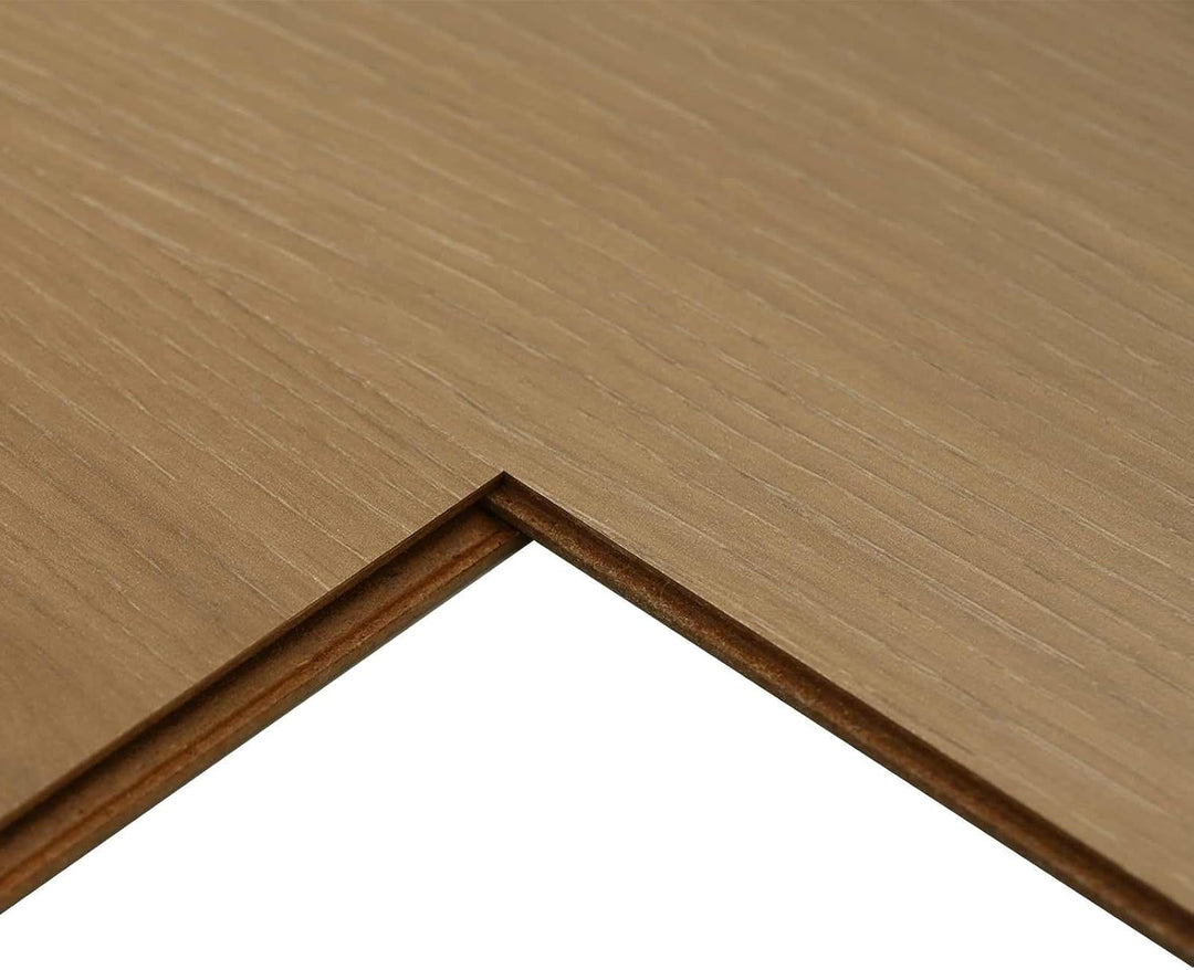 Laminatboden Helles Lavendel, Holzwerkstoff Planken ohne Fase, 101 x 20 x 0,8 cm, 15er Set, Klicksys