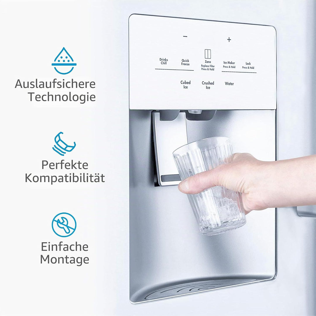 3 x AQUACREST 257760 Kühlschrank Wasserfilter, Kompatibel mit CNRAH-257760 125950 NR-B53V1 NR-B53V1-