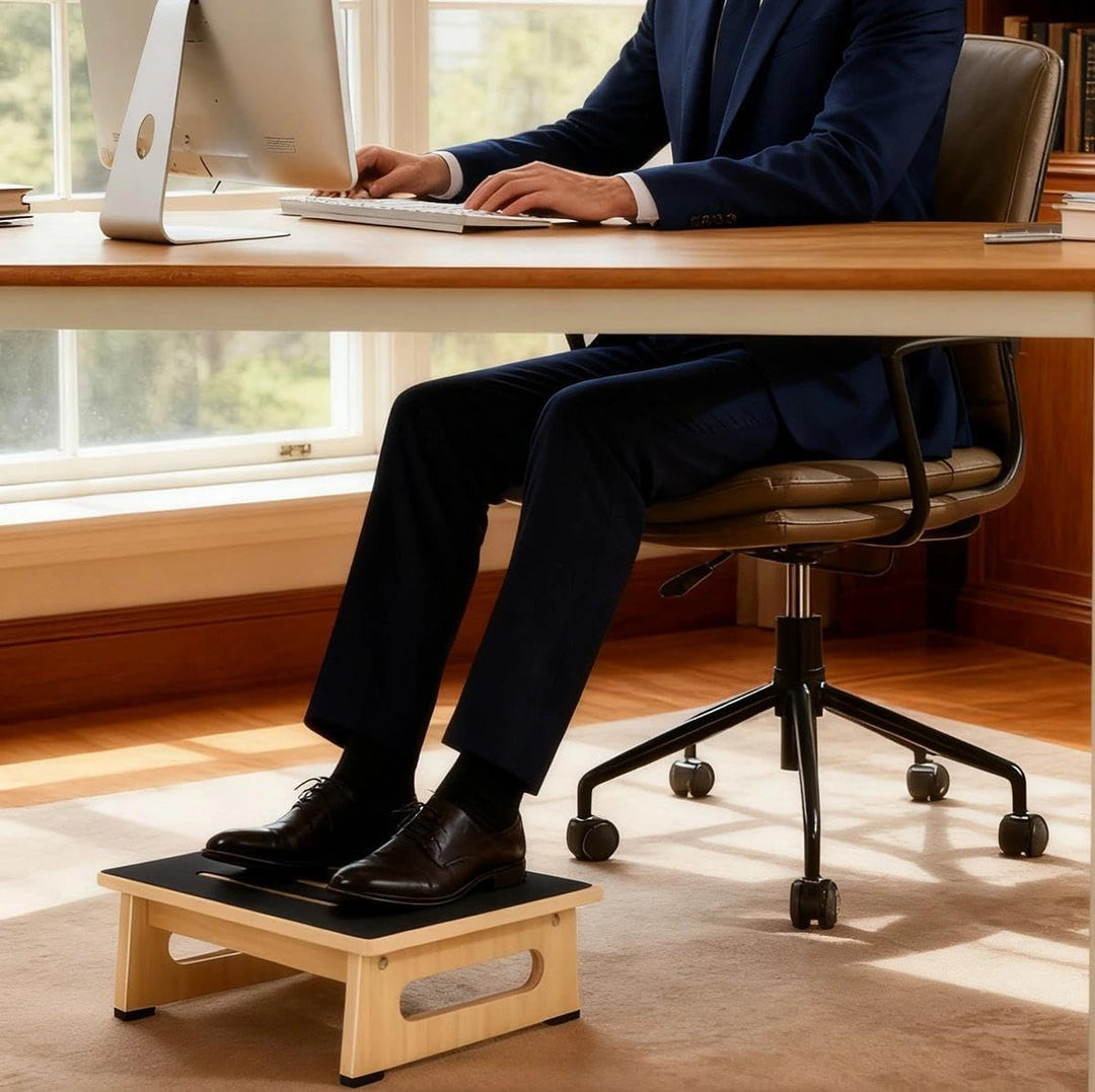 Tritthocker Tritt Holz, Tritthocker Erwachsene, Hölzerne Stepping-Hocker aus Massivholz, Step Stool