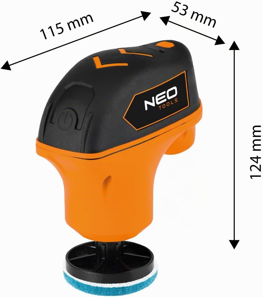 NEO TOOLS Mini-Multifunk.Werkzeug Mini-Polierer 4 V, Set mit Zubehör, Schleifmaschine, Multifunktion