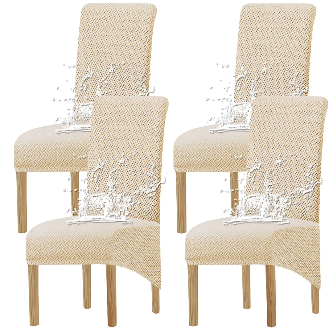 KELUINA XL Stuhlhussen,Universal Stretch Stuhlhussen 2er 4er 6er Set Stuhlbezug für Stuhl Esszimmer