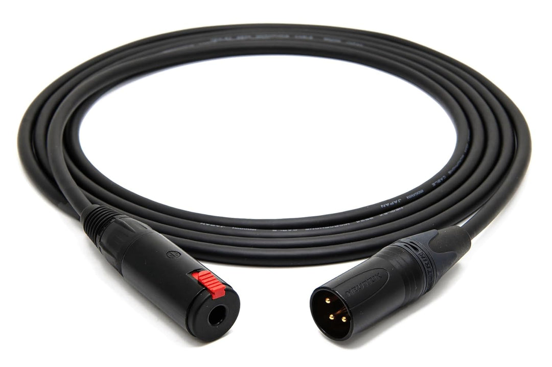 enoaudio Mogami 2534 Quad Verlängerung Kabel Symmetrische | Neutrik Gold XLR male - 6,3mm Buchse | H