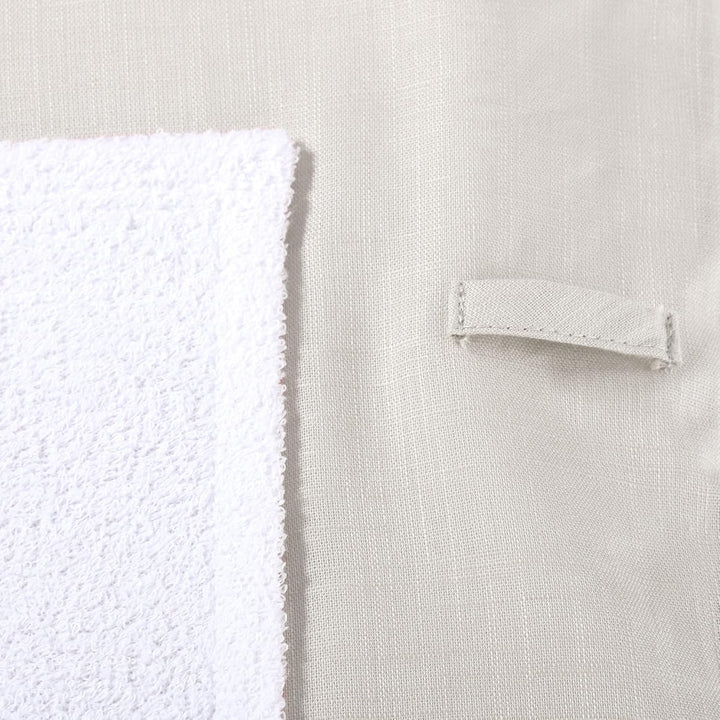 Wickelauflage 50x70 | Wickelunterlage Natur Sand Beige | Wickelauflagenbezug inkl. abnehmbares Frott