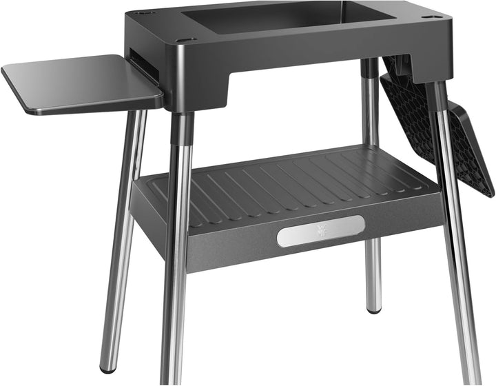 WMF Lono Grill Standfuss, 92,7 x 75,0 x 43,8 cm, stabil und sicher, klappbare Seitenablagen, kompati
