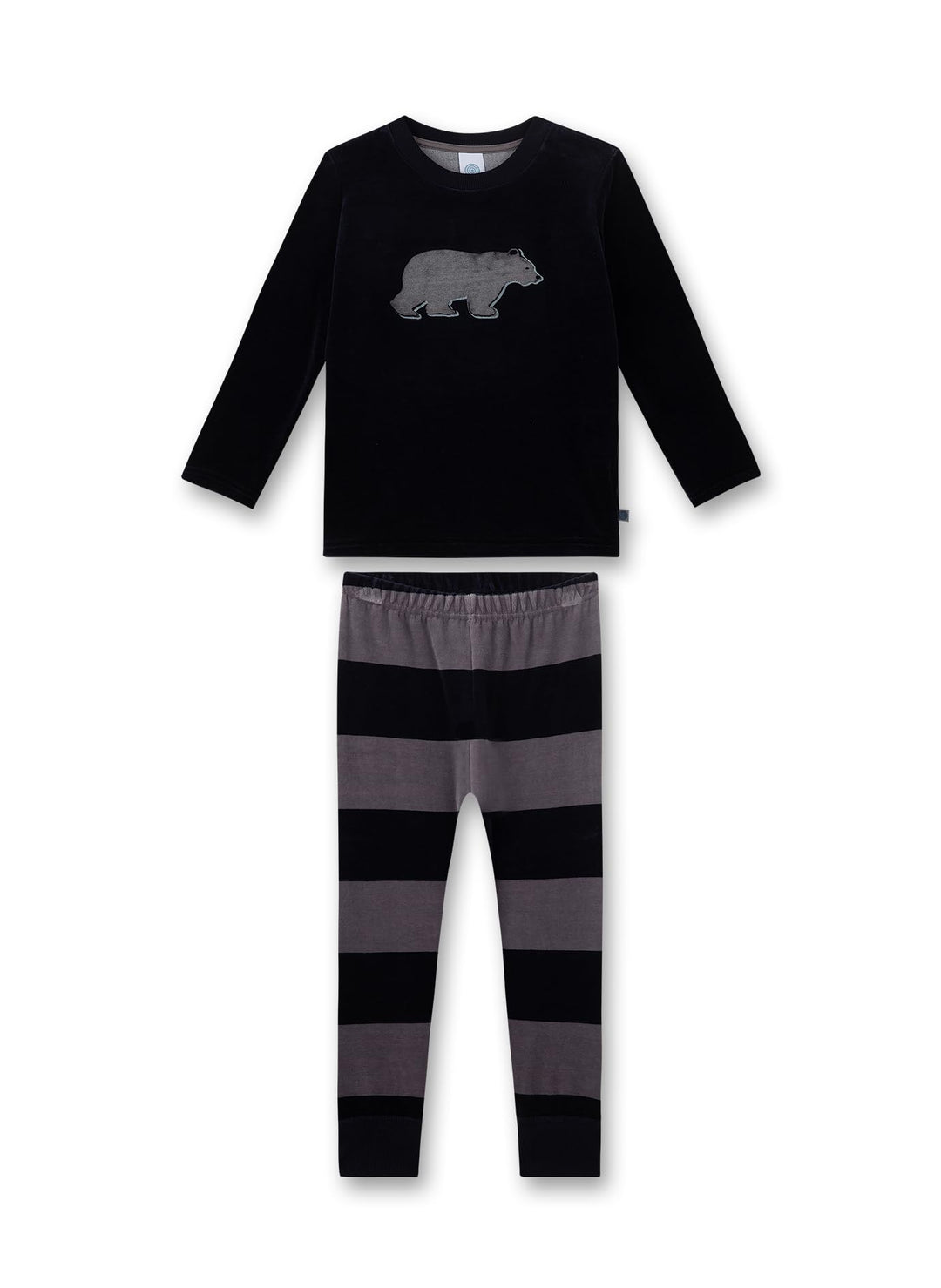 Sanetta Jungen-Schlafanzug lang aus Nicki | Bequemer Schlafanzug für Jungen lang. | Pyjamaset Grösse