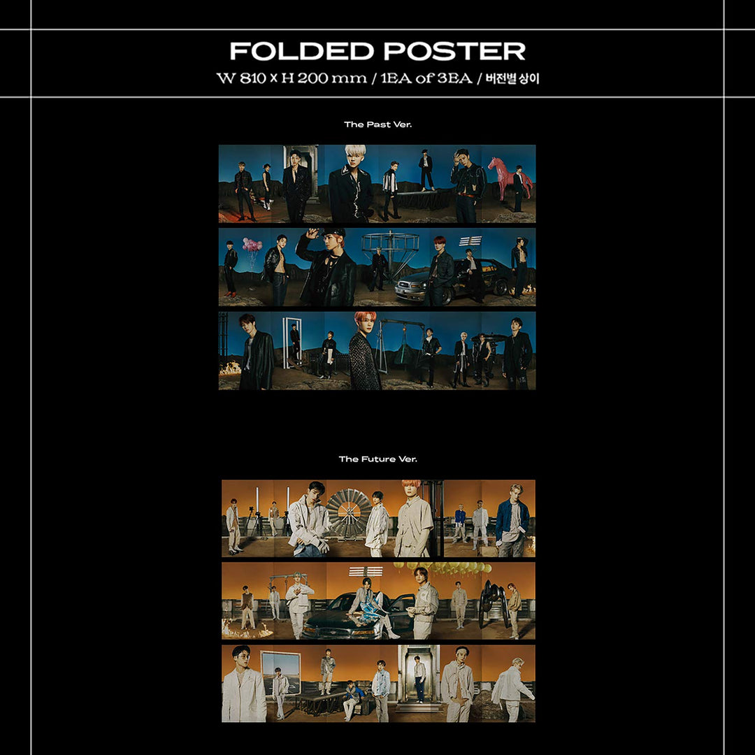 NCT 2020 Album - RESONANCE Pt.1 [ THE PAST ver. ] CD + Photobook + Lyrics Poster + Folded Poster(On