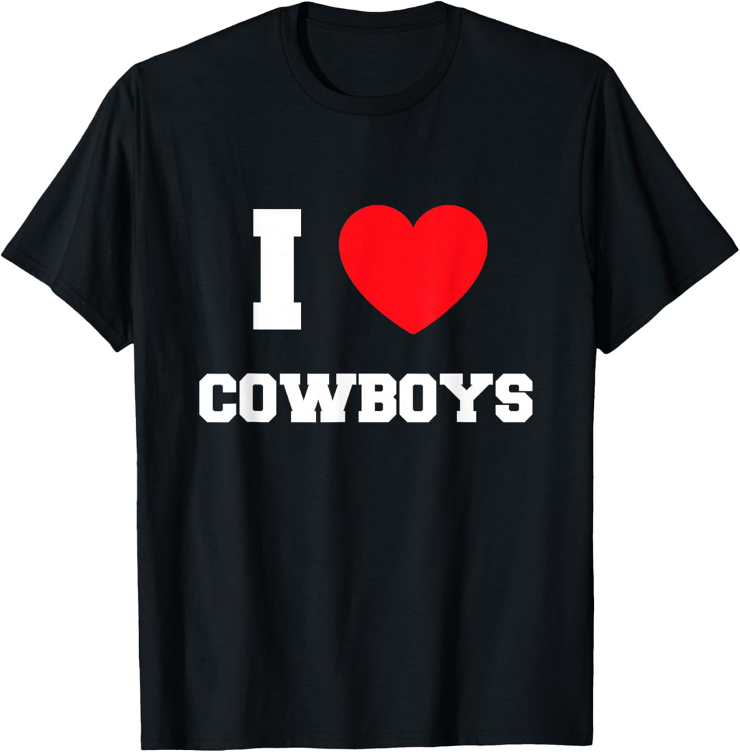 I Love Cowboys T-Shirt