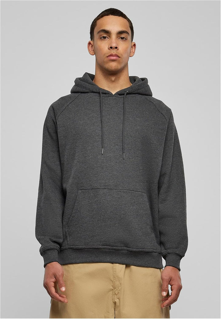 Urban Classics Herren Kapuzenpullover Blank Hoody, klassischer Hoodie für Männer, Loose Fit, Grössen
