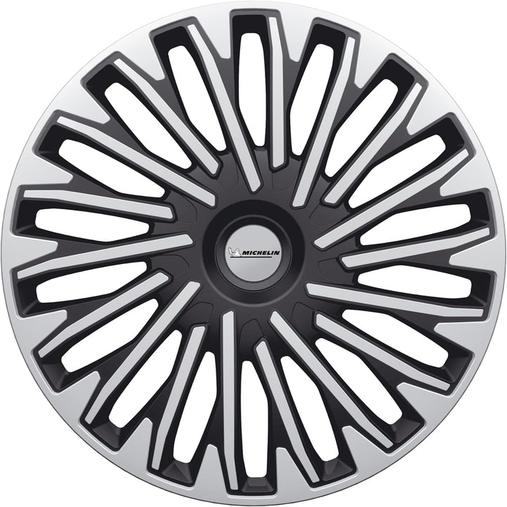 Michelin 0090 Radkappen, 4 Stück, NVS 942 Grau 16" pollici, 16" pollici