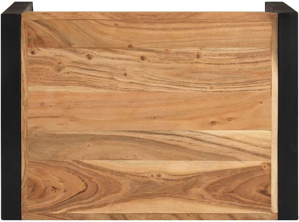 vidaXL Massivholz Satztisch 3-TLG. Beistelltisch Couchtisch Sofatisch Wohnzimmertisch Kaffeetisch Te