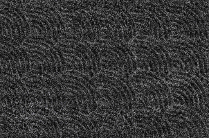 DUNE Waves dark grey 60x90 cm, innen und aussen, waschbar