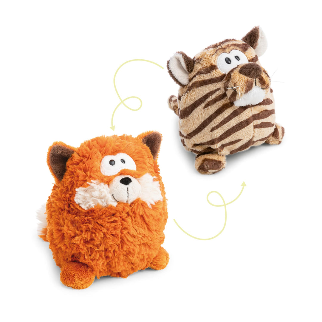 NICI Kuscheltier Fuchs mit Wendefunktion 15cm 2 in 1 - orange - Weiches NICI-Plüschtier – Ideal zum