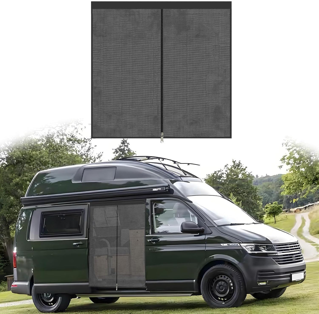 HAMON Auto Seitentür Schiebetür Insektennetz Moskitonetze Ersatz für VW T6 Outdoor Camping Auto Anti