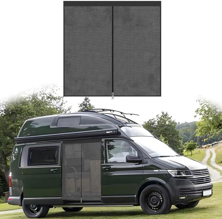 HAMON Auto Seitentür Schiebetür Insektennetz Moskitonetze Ersatz für VW T6 Outdoor Camping Auto Anti