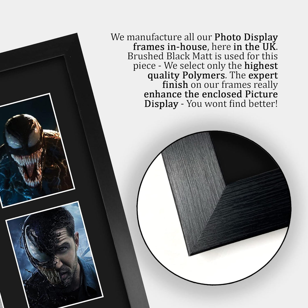 HWC Trading FR A3 Tom Hardy Venom Gifts Autogramm, gedruckt, signiert, für Film-Fans, gerahmt, A3 To