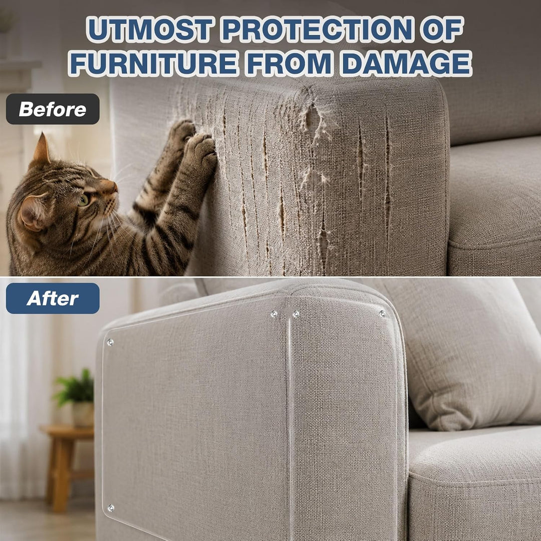 Uross Kratzschutz Sofa Katze Transparent 1200CM x 43CM, Katzenschutz Selbstklebend Tape Extra Long,