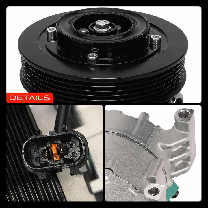 Frankberg Klimakompressor Klimaanlage Kompatibel mit Pro Cee'D JD 1.6L 2013-2017 i30 GD 1.6L 2011-20