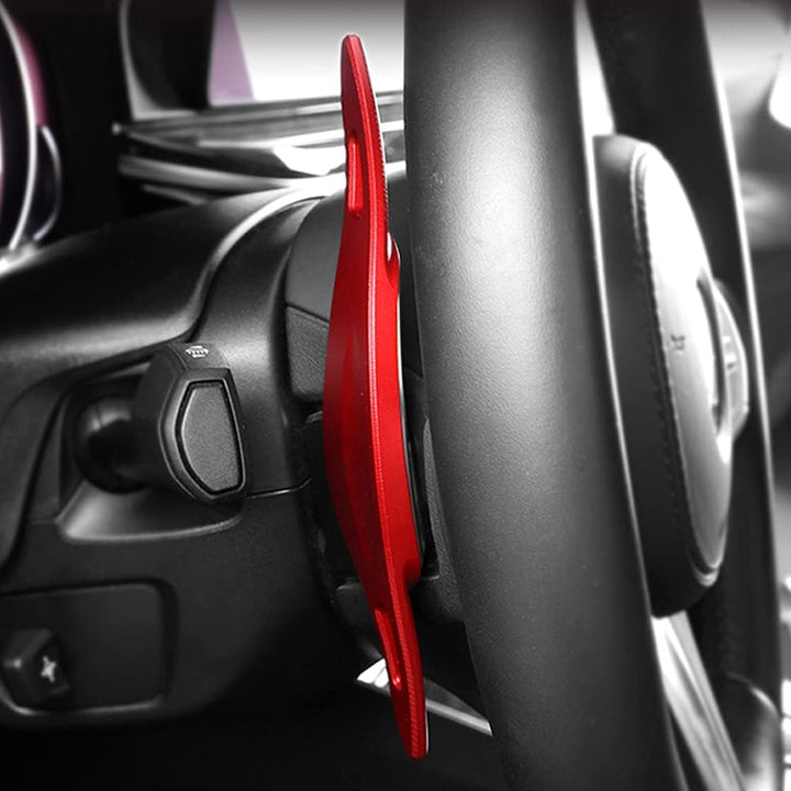 HIBEYO 2 Stücke Lenkrad Schaltwippen Verlängerung Paddles Lenkrad für BMW 5er G30 G31 G38 7er G11 G1