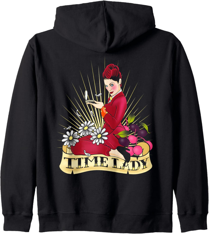 Doctor Who Rockabilly Missy Time Lady Dark Kapuzenjacke