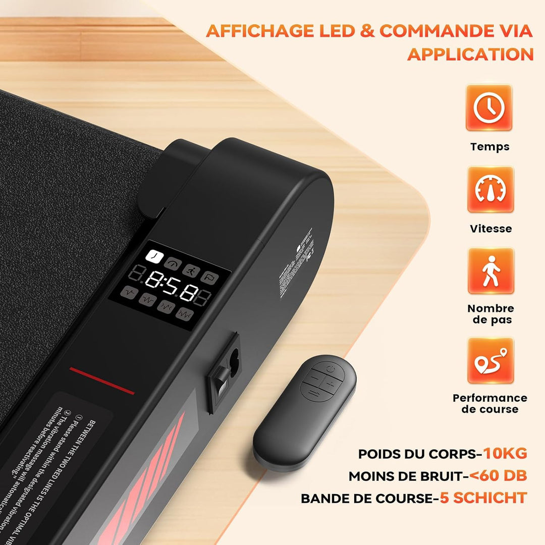 3 in 1 Walking Vibration Pad für Laufband für Zuhause mit Bluetooth 0.3-6km/h den Heim, und Walking