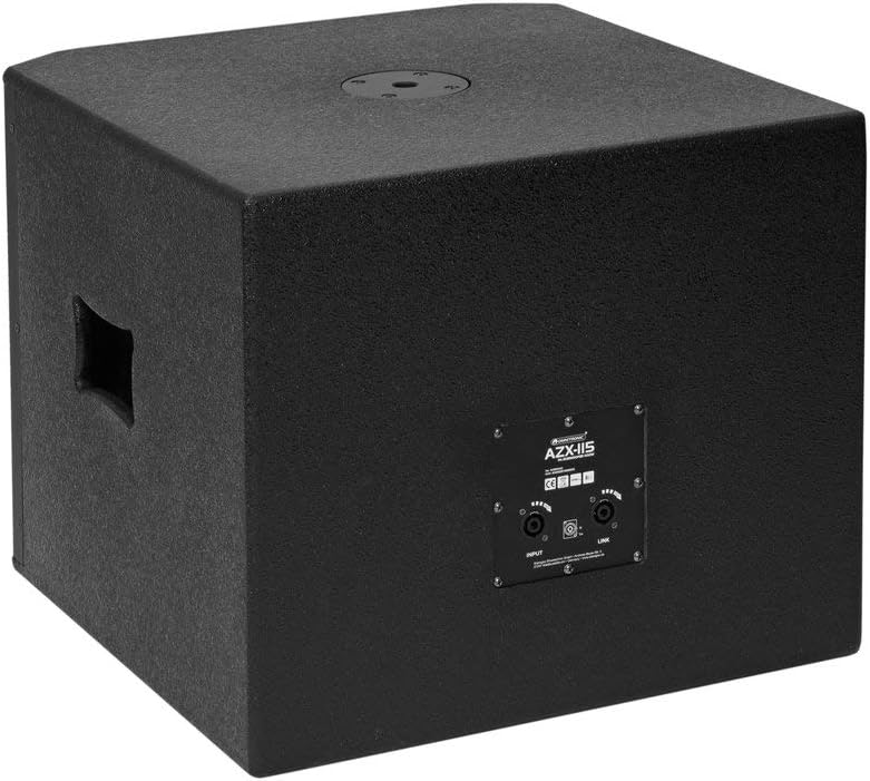 OMNITRONIC AZX-115 PA-Subwoofer 400W | 15"-Bassreflex-Subwoofer mit 400 W RMS, 8 Ohm | Mit 63-mm-Sch