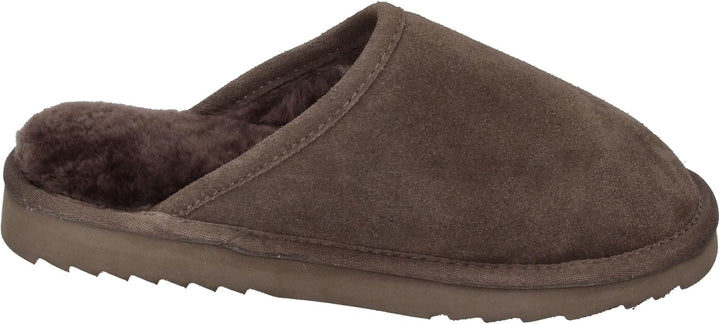 Warmbat Unisex Classic Flache Hausschuhe 41 EU Dunkelbraun, 41 EU Dunkelbraun