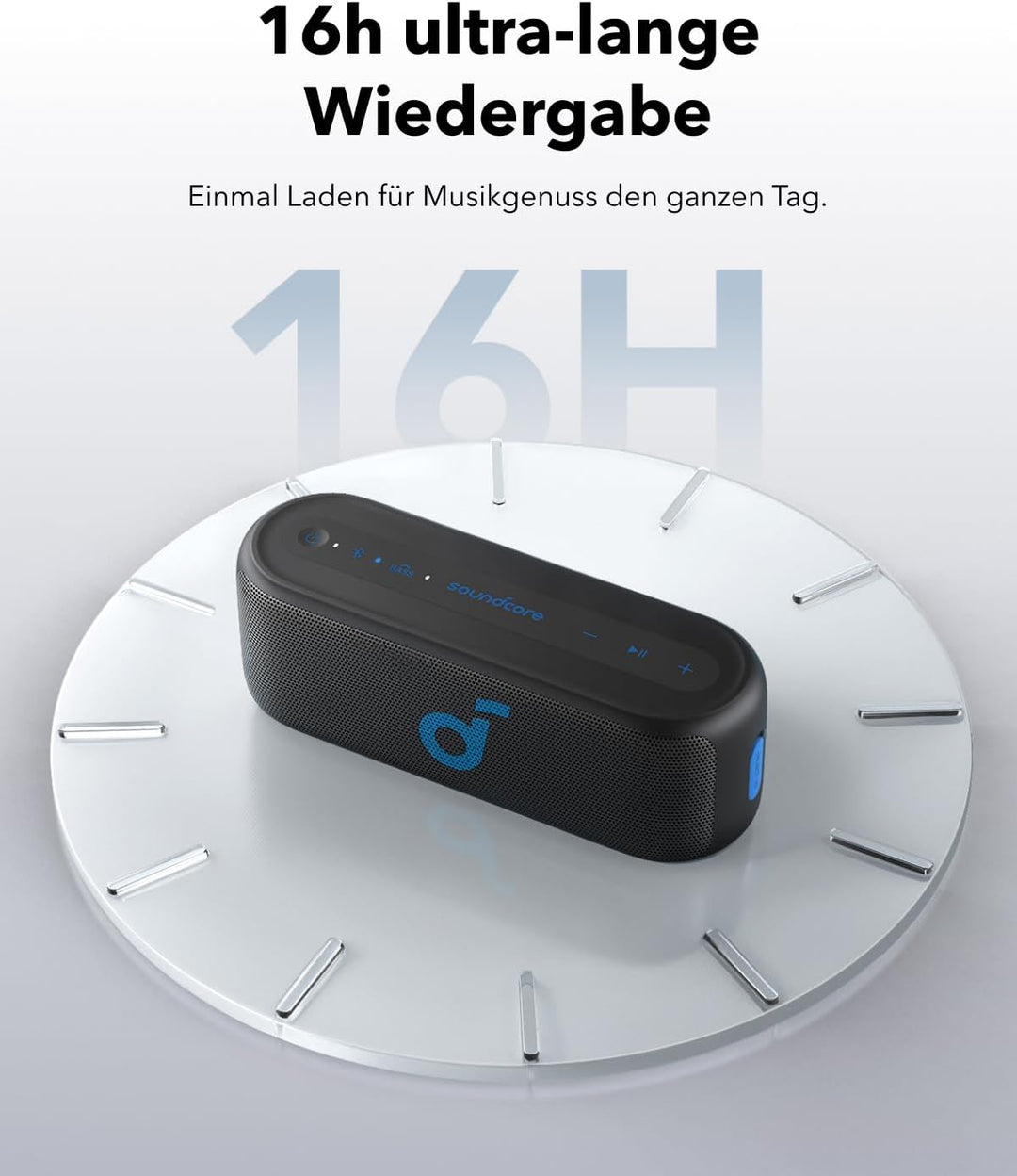 soundcore Select 2S Portable Bluetooth Speaker with 20W Stereo Sound, BassUp™ Technology, 16h Playba