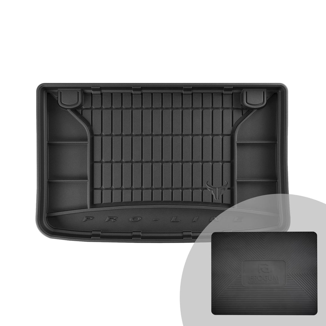 FROGUM ProLine 3D Gummimatte Exklusive Auto Kofferraummatte Kofferraumwanne für Renault Clio IV 2012