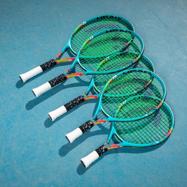 HEAD Novak 21 Tennisschläger, Blau, Griffstärke 05, 4-6 Jahre